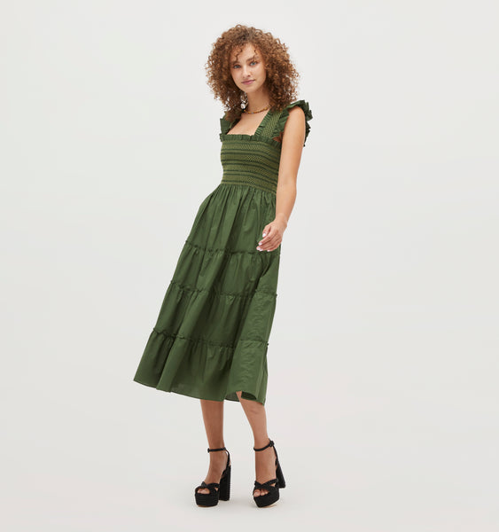 Leaf clearance green dress