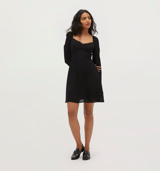 House on the Hill　Dress (Black)　100(3Y) Black Dresses Collection | Hill House Home