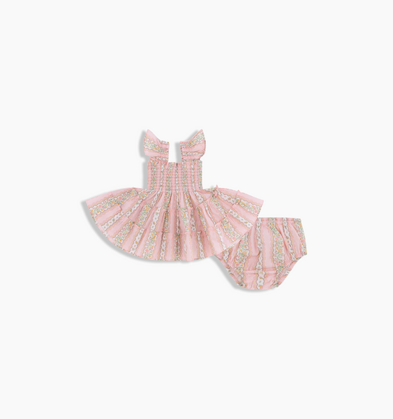 The Hill House x La Coqueta Baby Ellie Nap Dress - Pink The Hill House x La Coqueta Baby Ellie Nap Dress - Pink