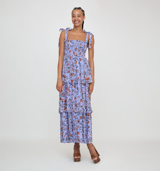 The Elise Nap Dress - Thistle Fleur Chintz – Hill House Home