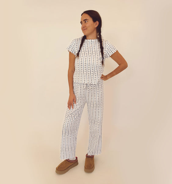The Kelly Pajama Set - Snowflake – Hill House Home