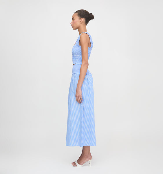 The Azalea Nap Top - Blue Stripe – Hill House Home