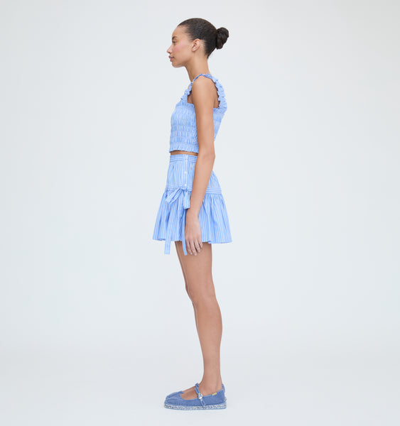 The Azalea Nap Top - Blue Stripe – Hill House Home