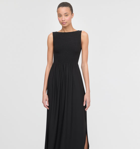 The Cosima Nap Dress - Black Jersey – Hill House Home