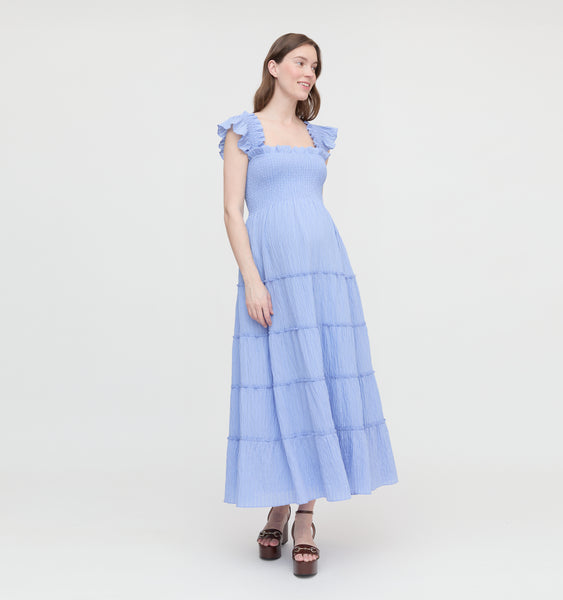 fitted lace wedding dress The Maternity Ellie Maxi Nap Dress