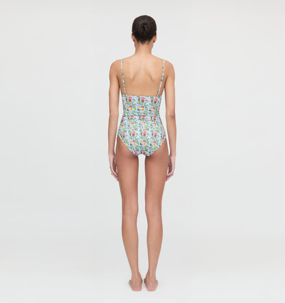 The Giana One Piece - Geranium Stripe – Hill House Home