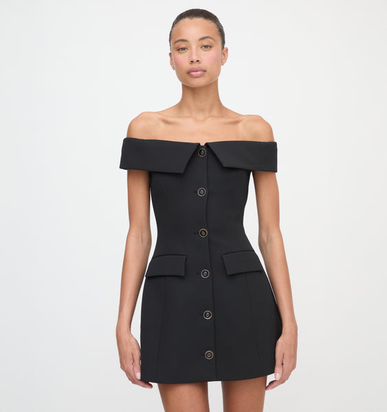 The Mattia Dress - Black – Hill House Home