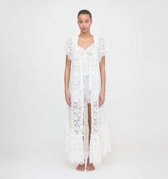 chinese dress ladies Gold Hawk Coco Lace Silk Dress main image 1
