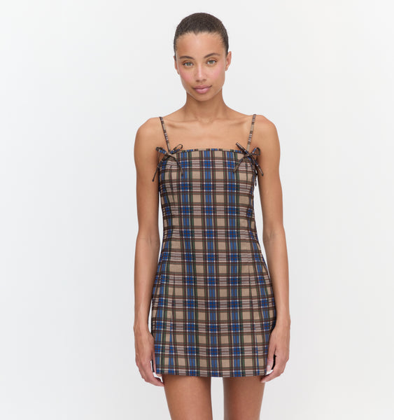 Hill House Home The Rennie Dress | Plaid | Size XXS