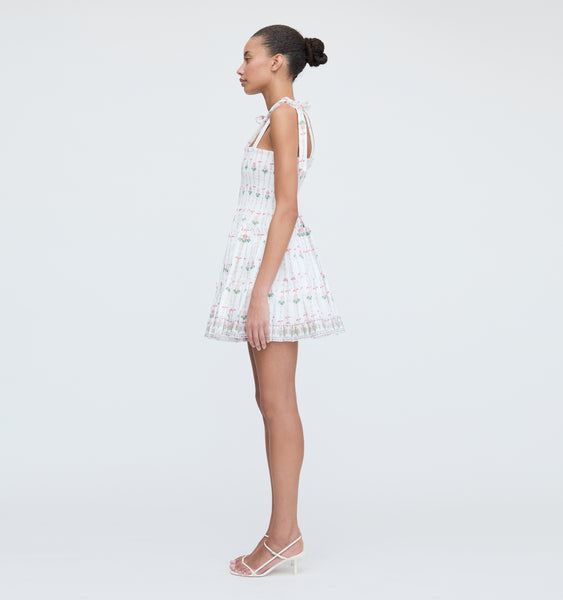 トップス Charlotte ribbon set up AM1270 S ANDMARY】Charlotte ribbon set up