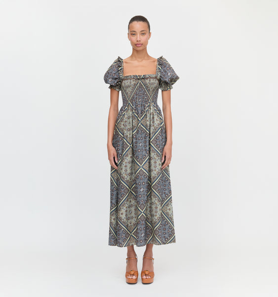 The Scarlett Nap Dress - Olive Equestrian Scarf – Hill House Home