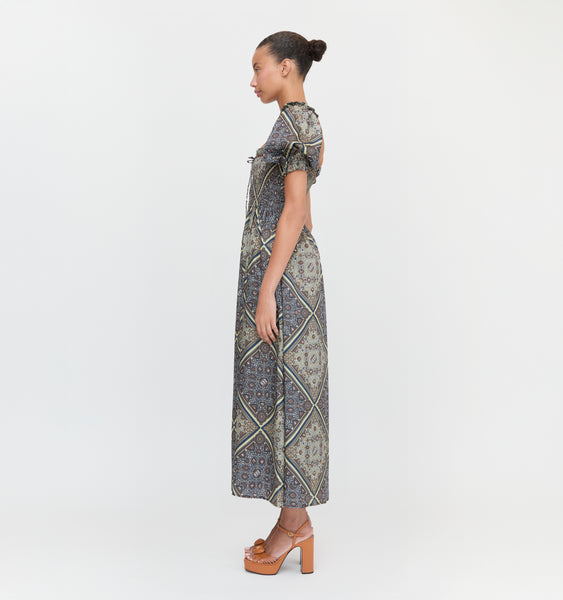 The Scarlett Nap Dress - Olive Equestrian Scarf – Hill House Home