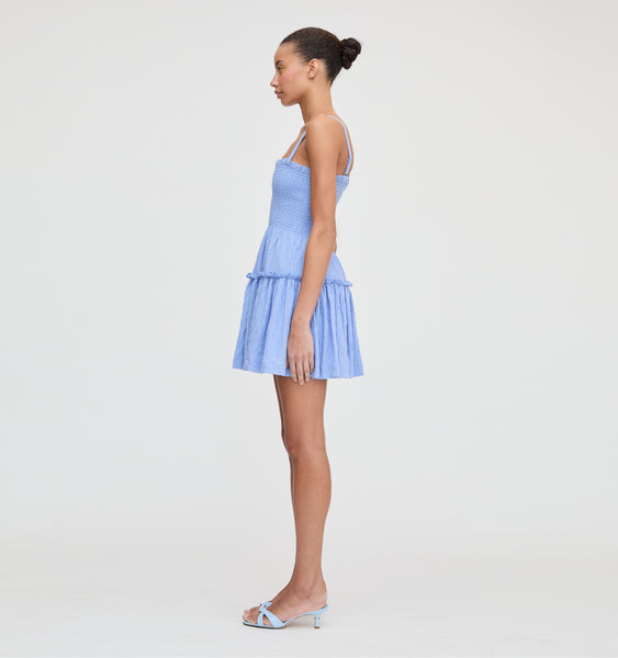 Hill House Home Women's The Seraphina Mini Nap Dress - Blue - Size M