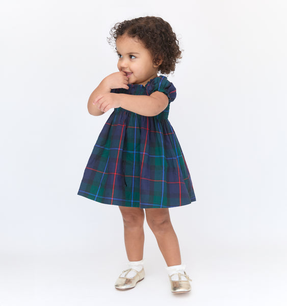 The Baby Athena Nap Dress Midnight Tartan Hill House Home