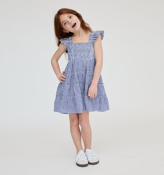 ワンピース house on the hill Dress navy 80 The Lace Ellie Nap Dress - Navy Lace – Hill House Home