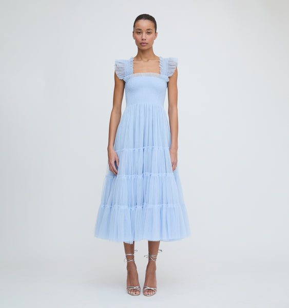 トップス MAISON ELLIE tulle frill zip blouson The Tulle Ellie Nap Dress - Red Tulle – Hill House Home
