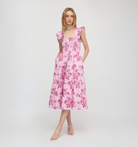Hill House Home The Ellie Nap Dress - Pink Delft Bouquet