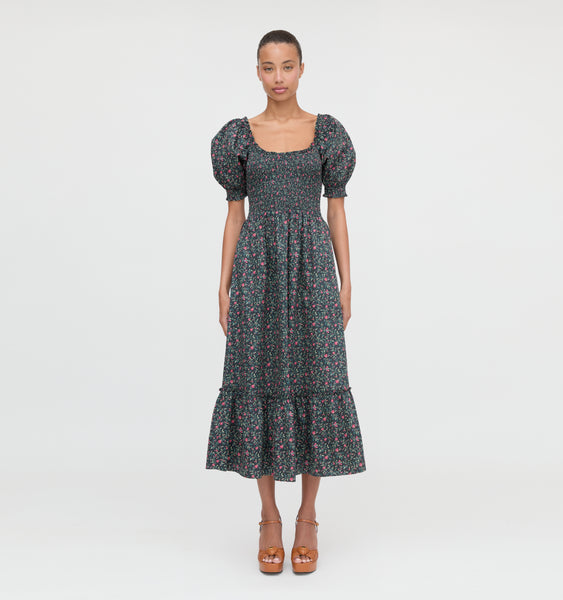 n*t様 House on the hill Dress ネイビー　80センチ The Ellie Nap Dress - Midnight Garden Poplin – Hill House Home