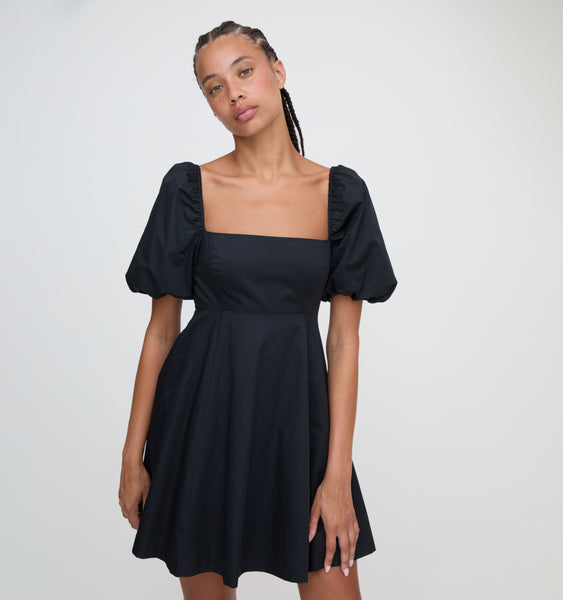 The Matilda Mini Dress - Black – Hill House Home