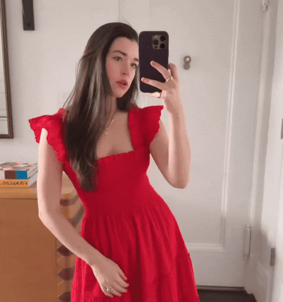 House on the Hill　Dress (Red)　100(3Y) Hill House Home The Scarlett Midi Nap Dress | Saks Fifth Avenue