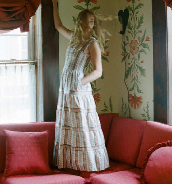 【House on the hill】パジャマ flower stripe HHH763_TheStevieTee-