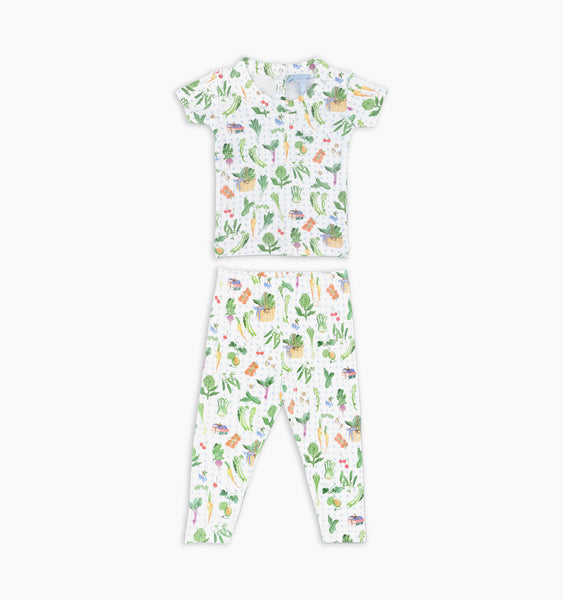 house on the hill pajamas 90 美品 The Baby PJ Set - Farmer's Market – Hill House Home