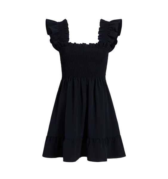 The Elizabeth Nap Dress - Black Crepe – Hill House Home