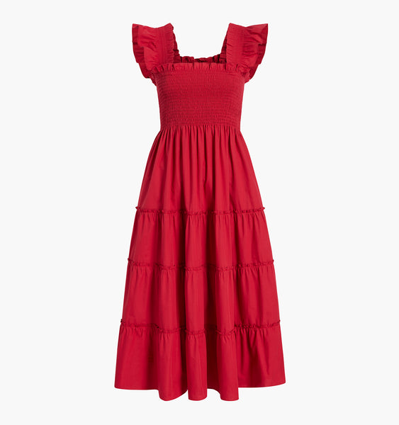houseonthehill ハウスオンザヒル / Dress (Red) The Blythe Bow Dress - Red with Red Bows – Hill House Home