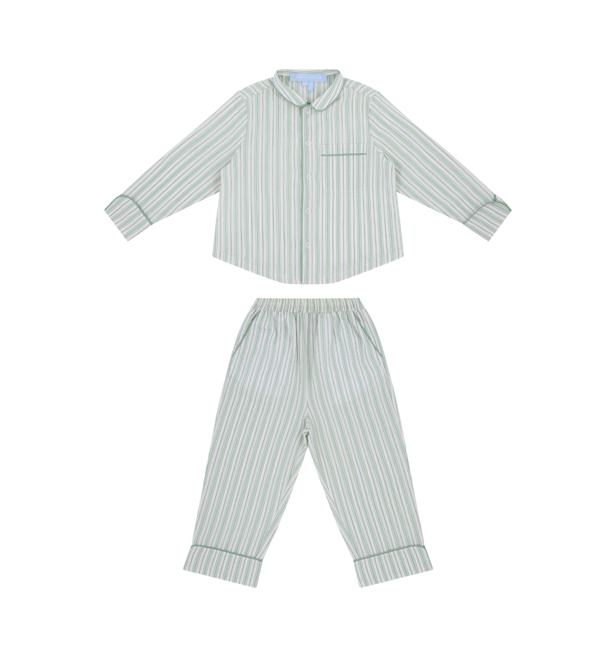 The Baby Quentin Set - Andrew Stripe, Green