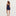 Gabriella wears a size XS in the Navy color:navy