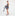 The Mini Ballet Pareo - Navy Trailing Fern