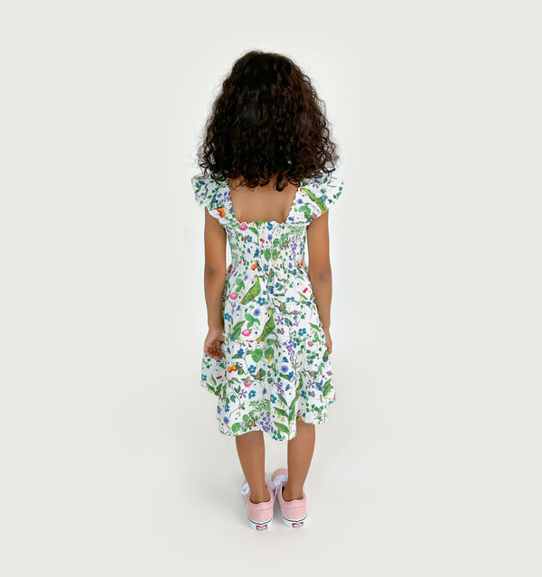 The Artist's Edition Tiny Ellie Nap Dress - Silken Petal Wings Crepe