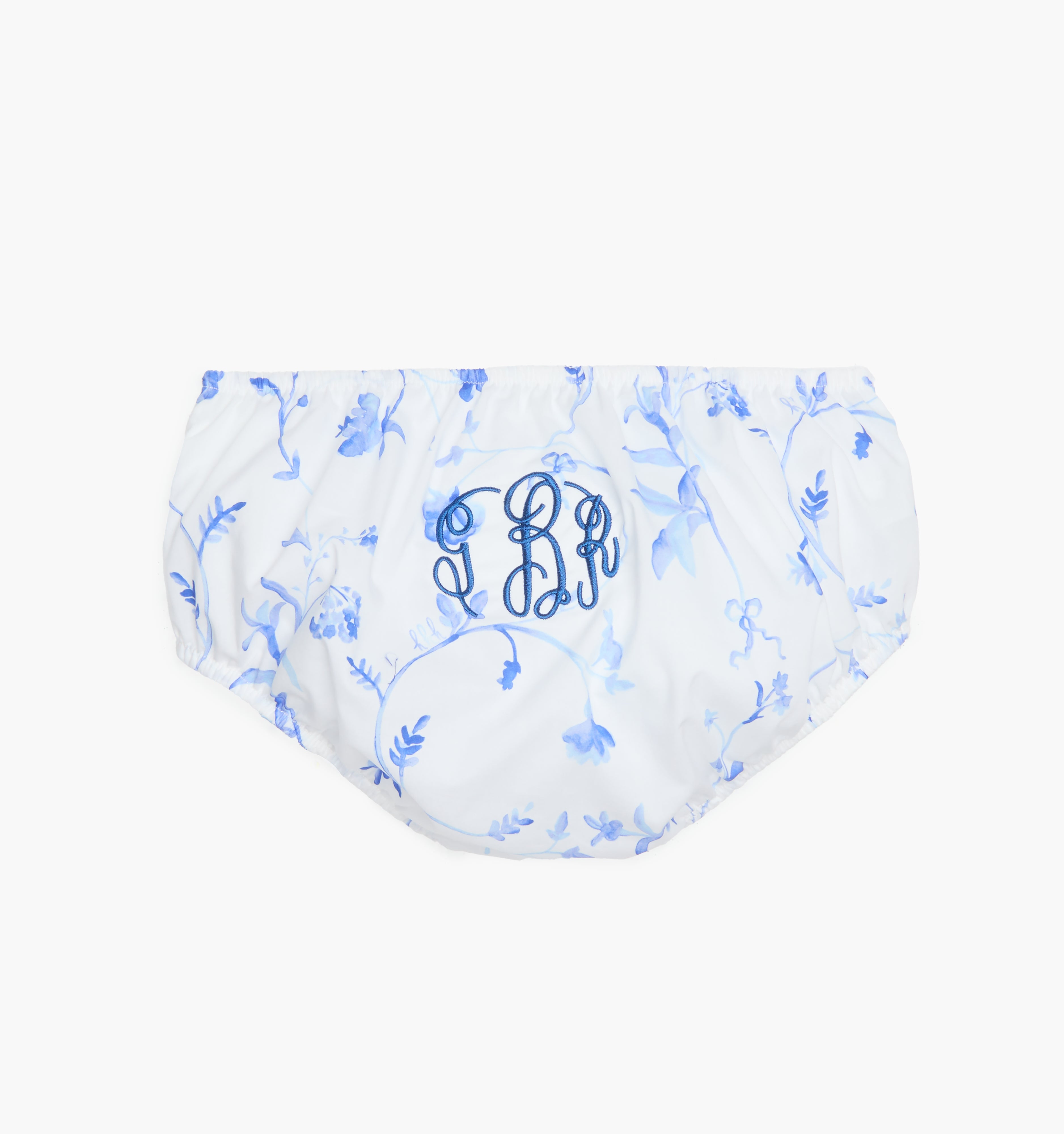 The Baby Ellie Nap Dress - Blue Botanical