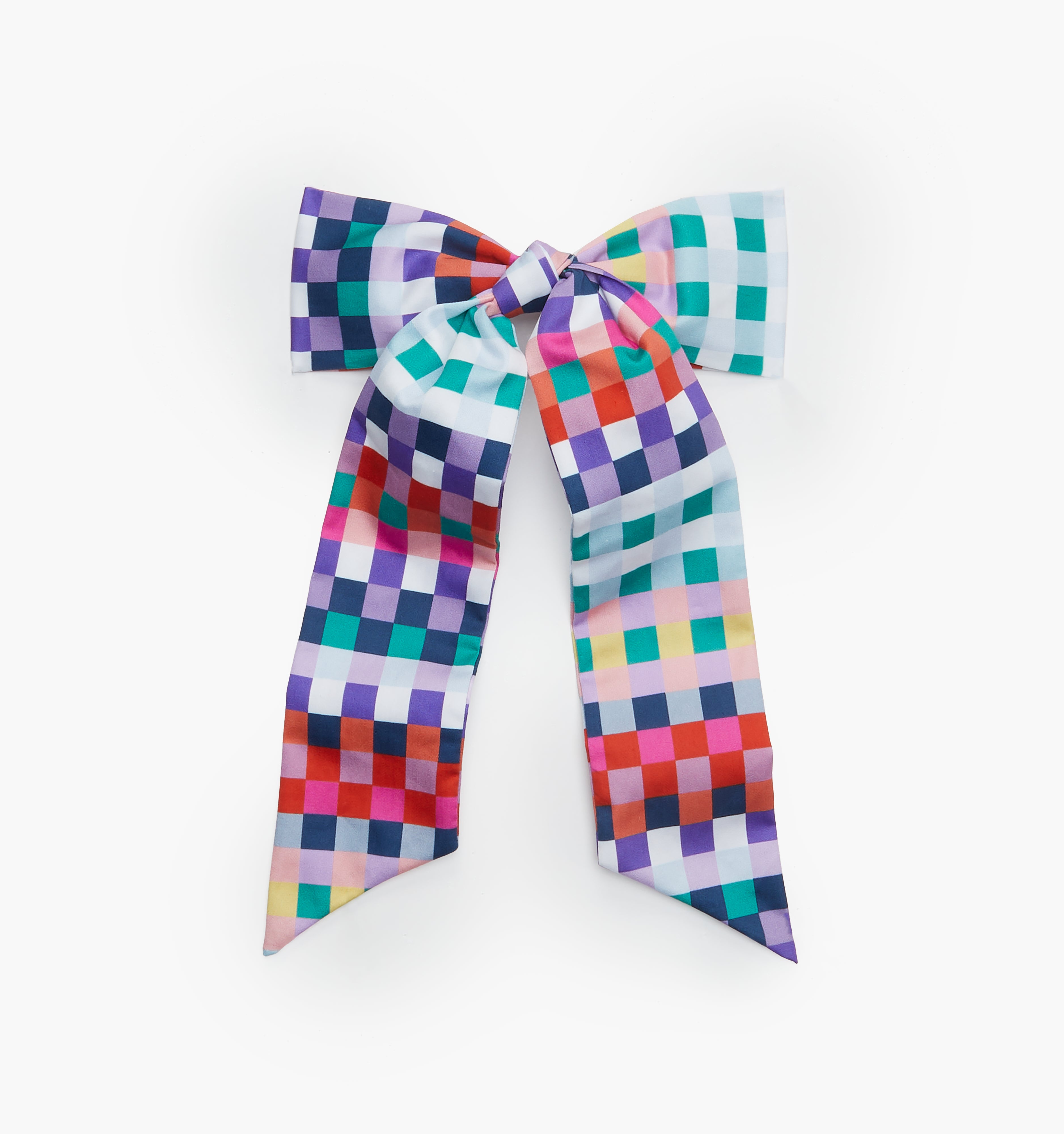 The Belle Bow - Multi Gingham