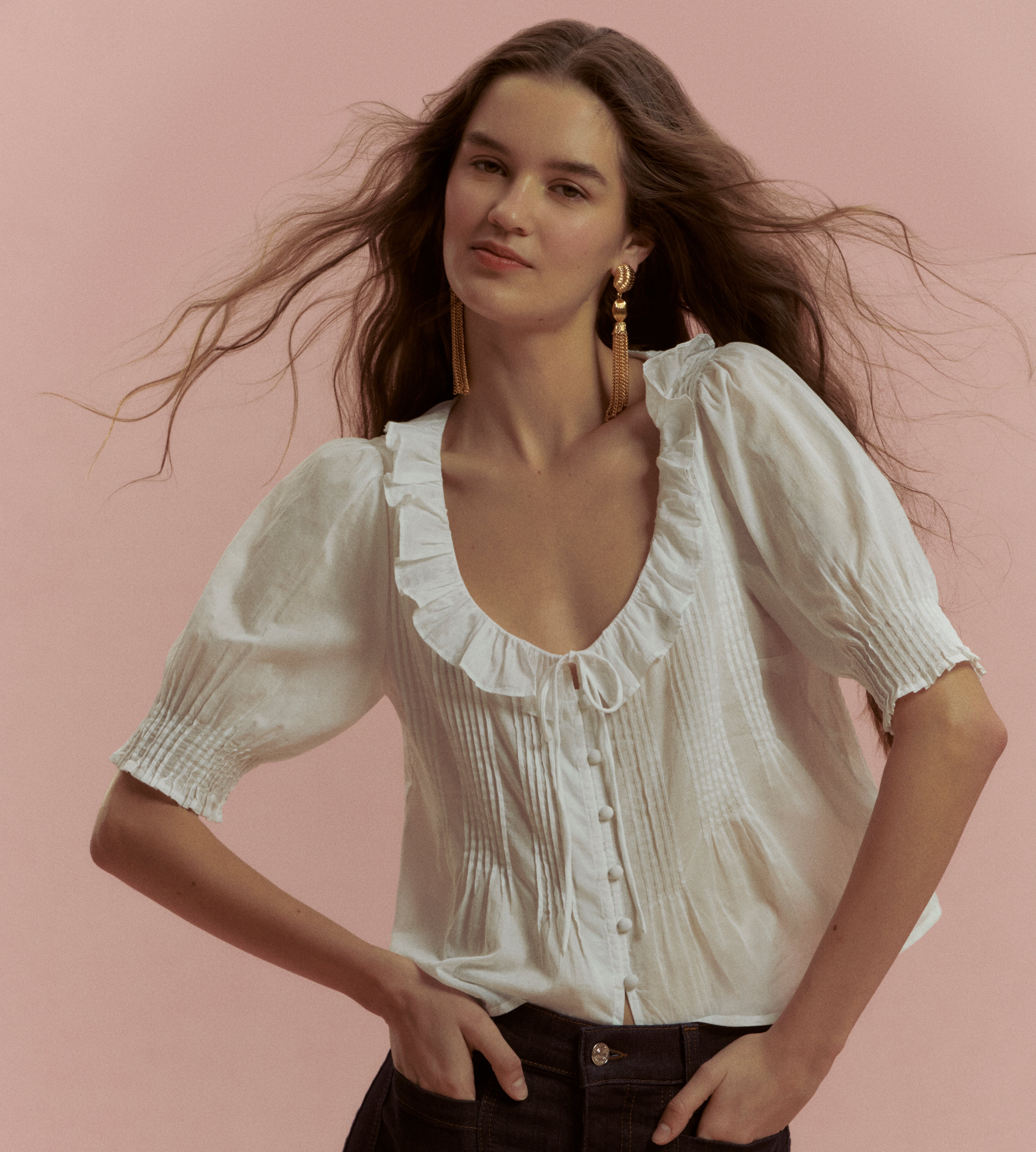 The Camri Top - White – Hill House Home