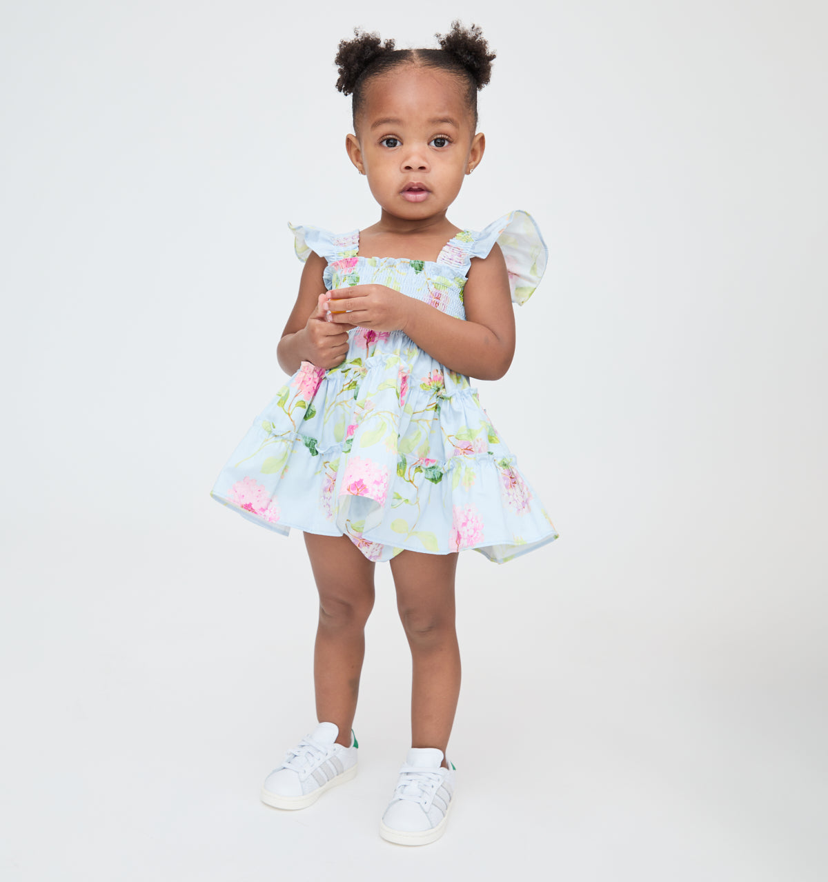 The Baby Ellie Nap Dress - Hydrangea Chintz