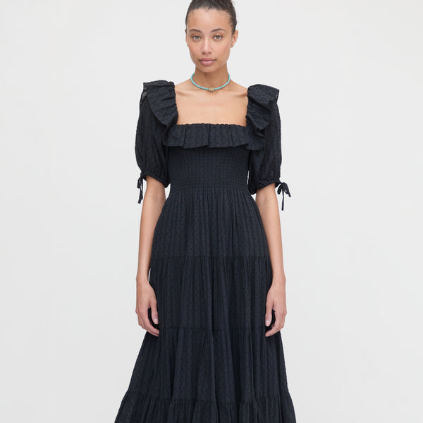 corinne linen dress Saint + Sofia | Women's Corinne Linen Shift Dress | Dresses | Black