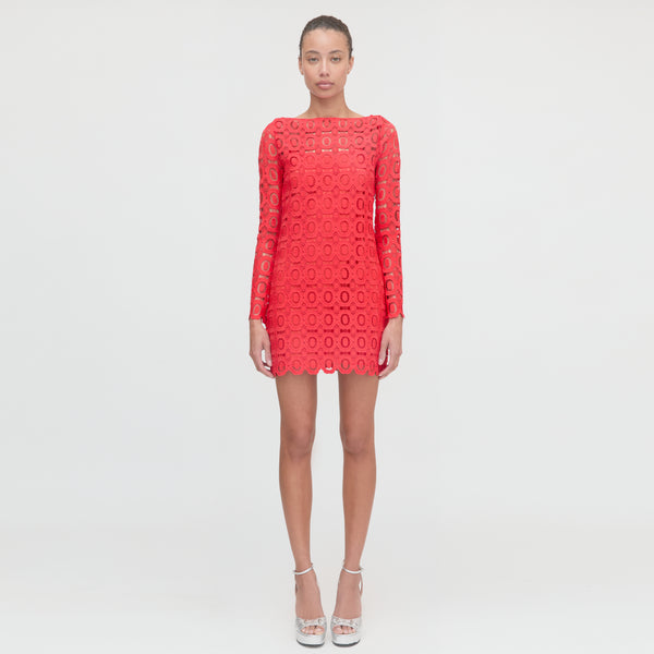 cottage hill mini dress blush The Eliza Mini Dress