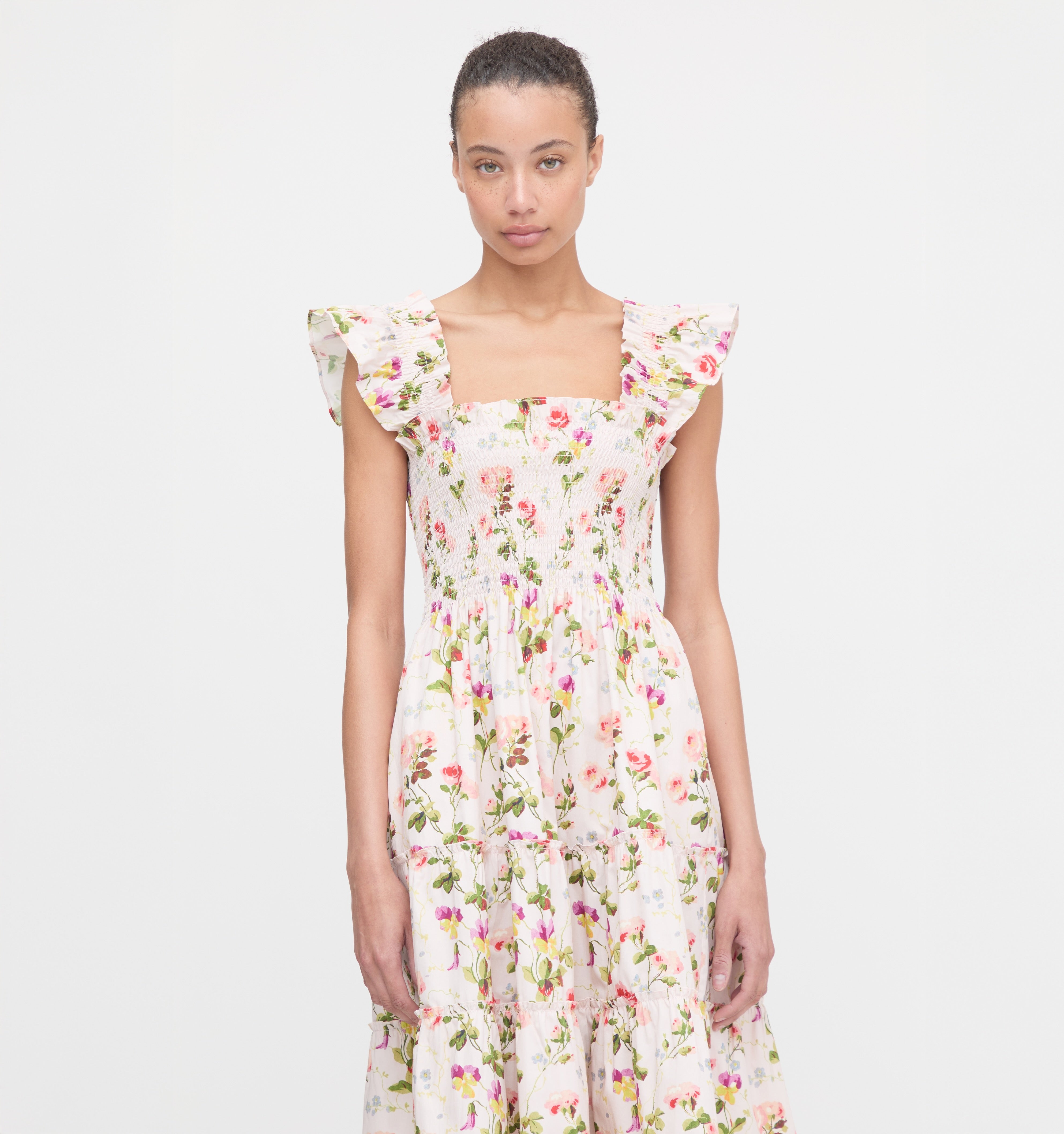 The Ellie Nap Dress - Pink Bluebonnet