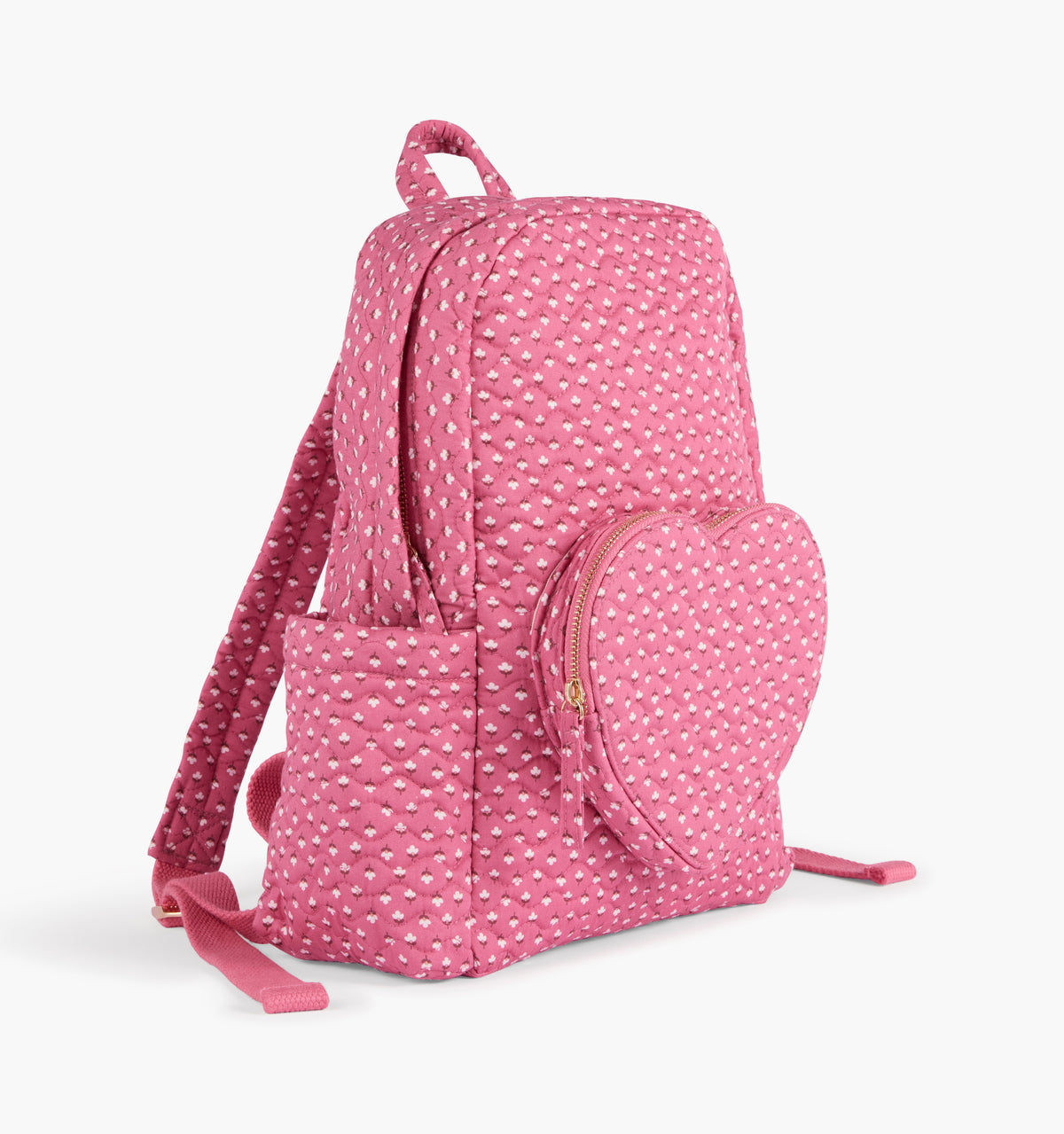 The Quilted Backpack -  Poppy Half Drop Rose