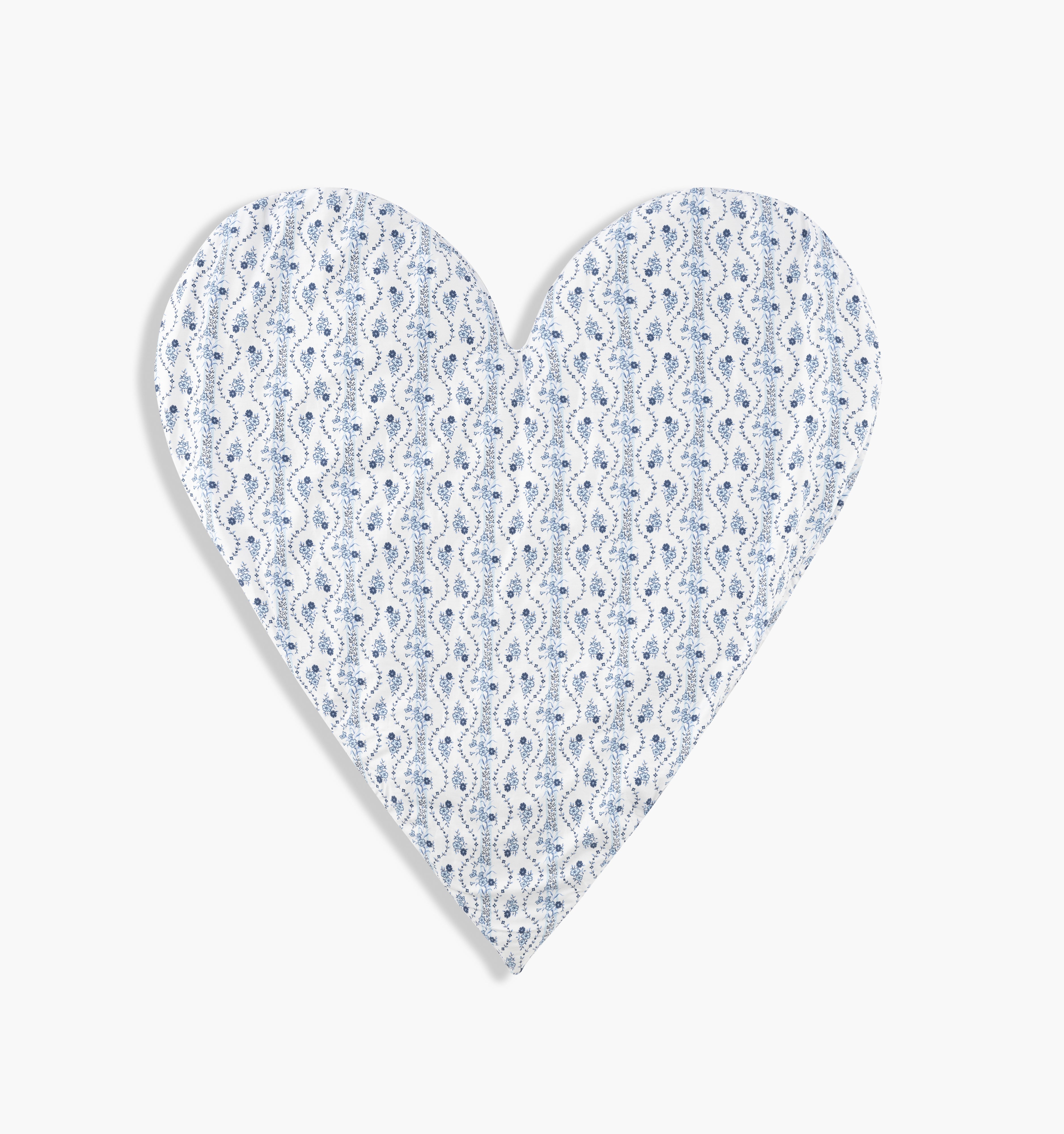 The Tummy Time Mat - Blue Vine Stripe