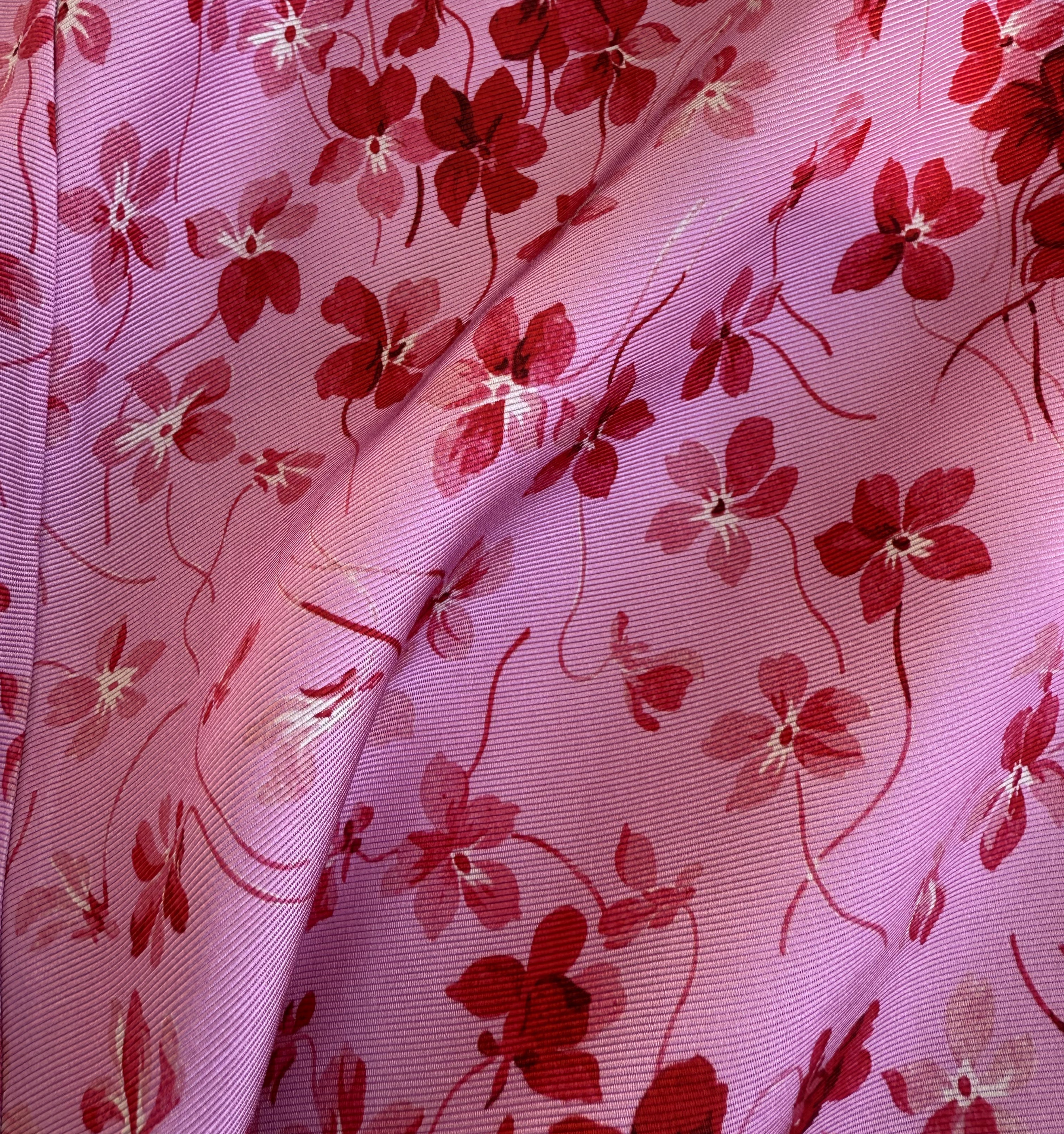 The Rowena Dress - Pink Sweet Peas