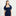 The Athena Nap Dress in Navy Crepe color:Wrinkle Resistant Navy Crepe