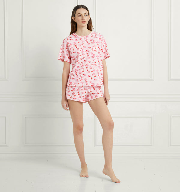 The Short Pajama Set - Love Letters