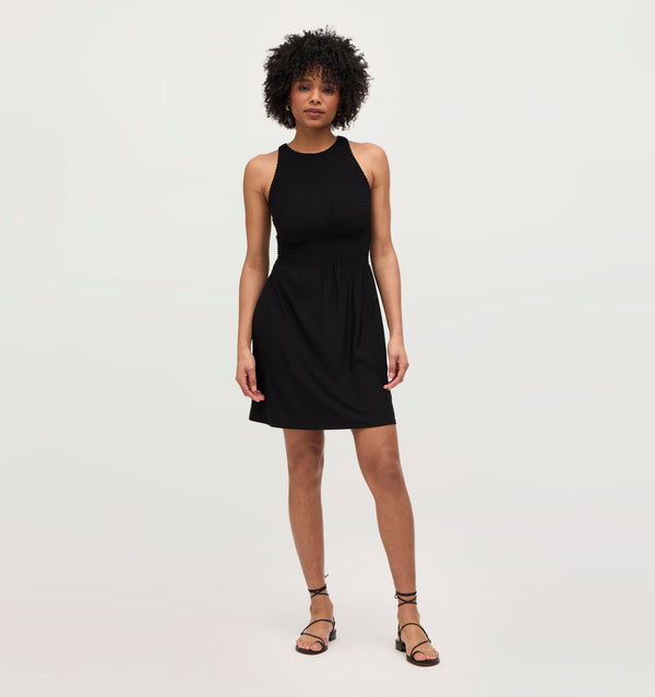 Na’Jeen wears a size S in the Black color: Black