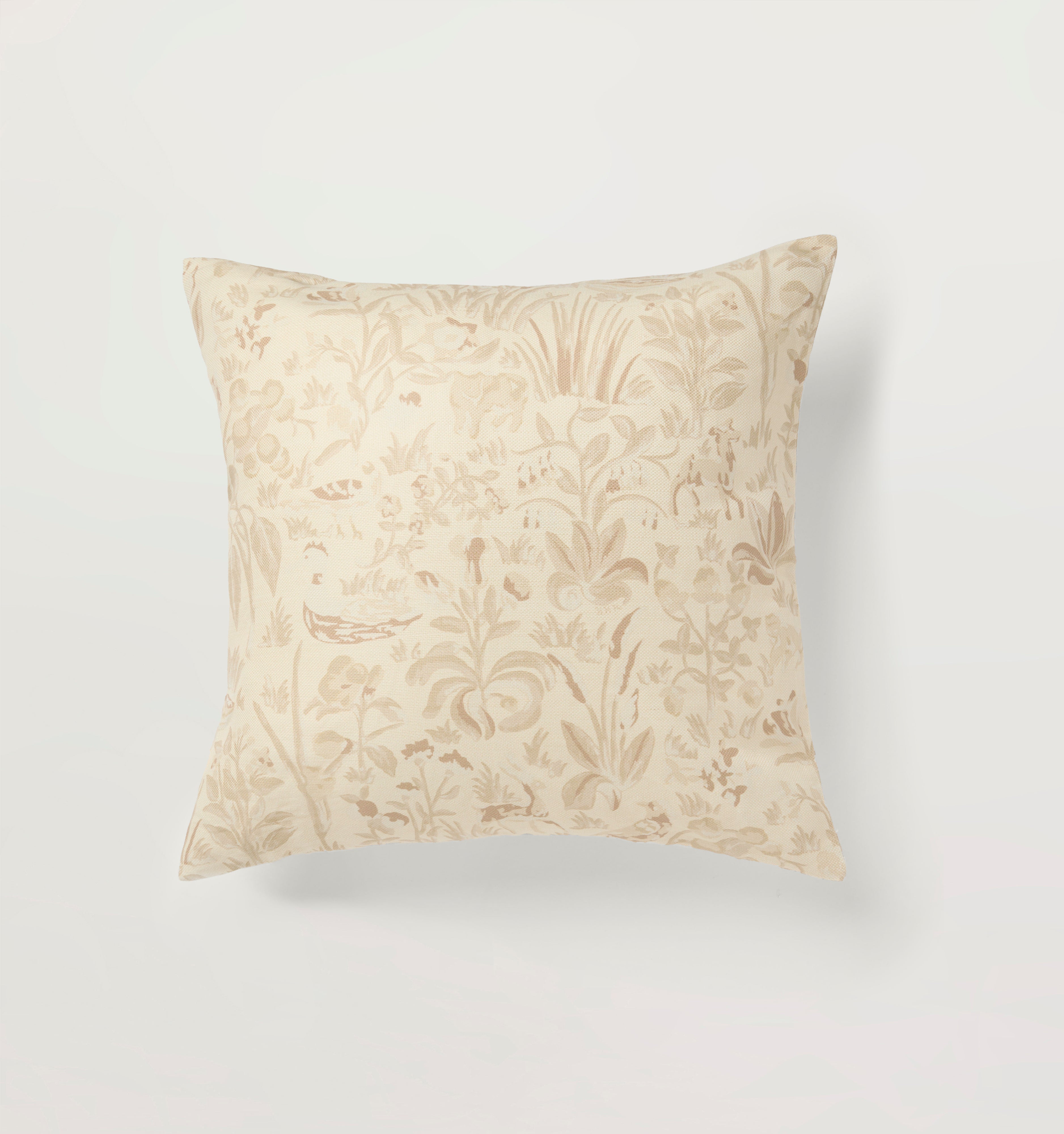 The Bleecker Throw Pillowcase - Sand Sherwood Forest