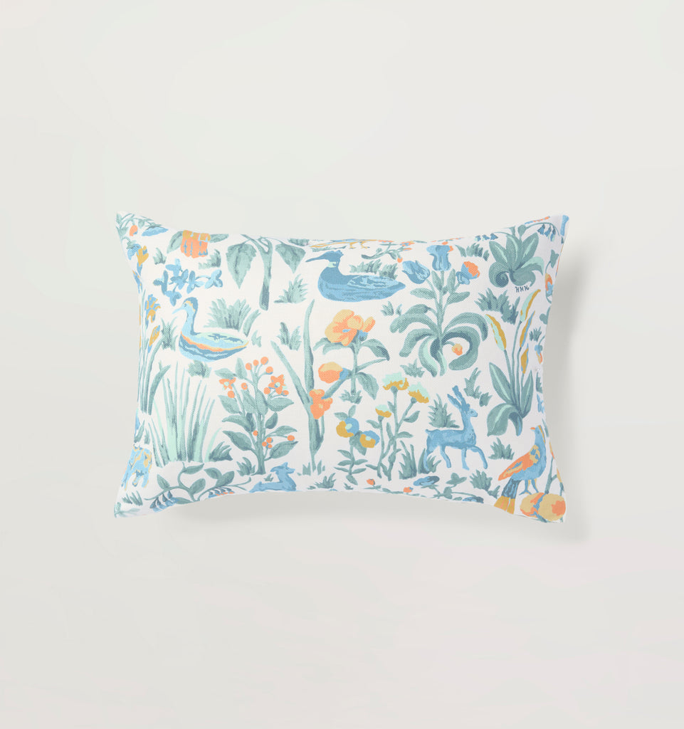 Lumbar hotsell pillow teal
