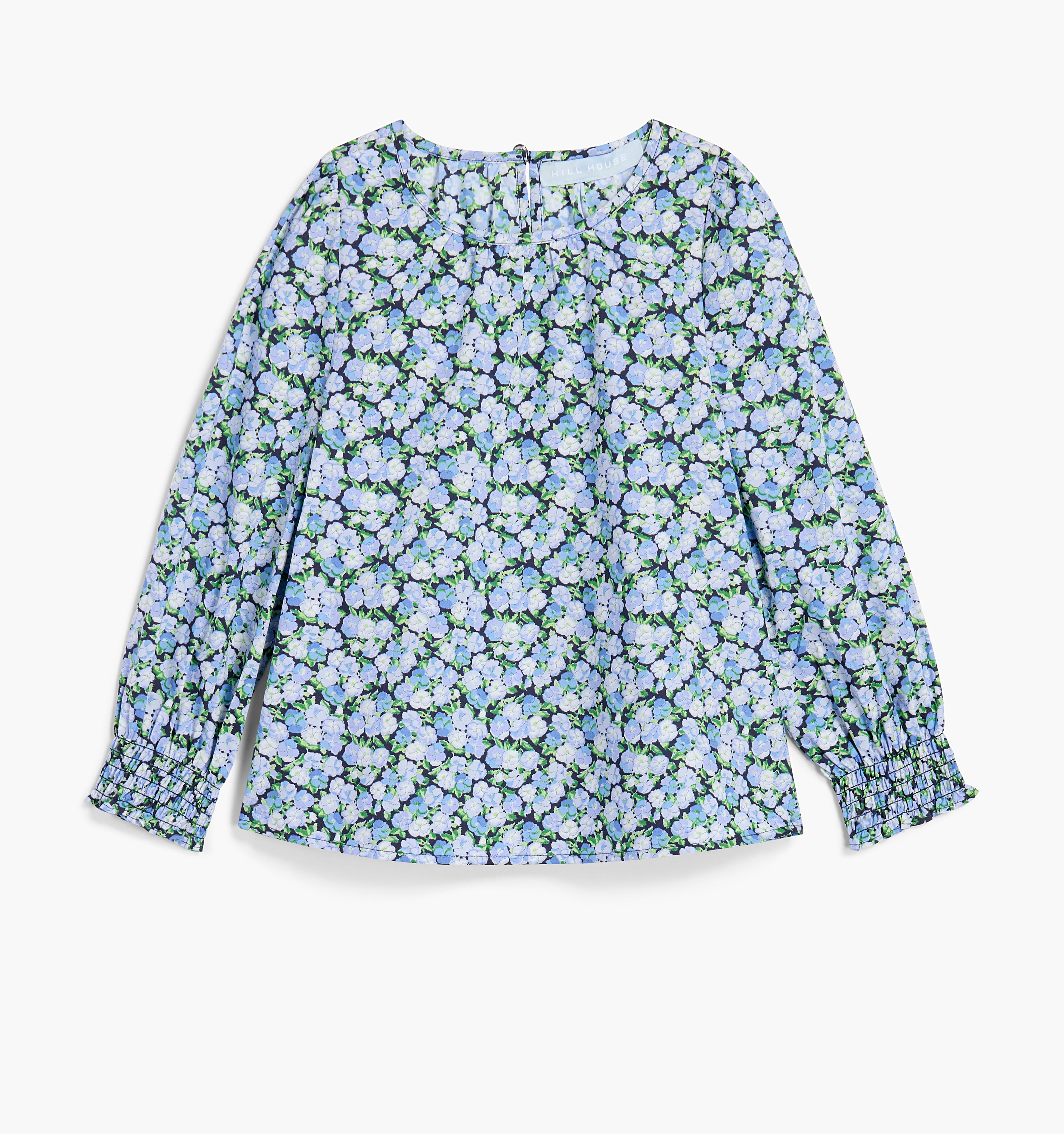 トップス soor ploom agatha tunic vine 7y The Tiny Eloise Tunic - Pansy in Blue Multi Cotton – Hill
