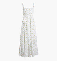 The Anjuli Nap Dress - Pastel Trellis Cotton – Hill House Home