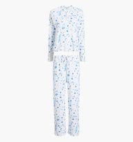 The Olivia Pajama Set - Blue Botanical – Hill House Home